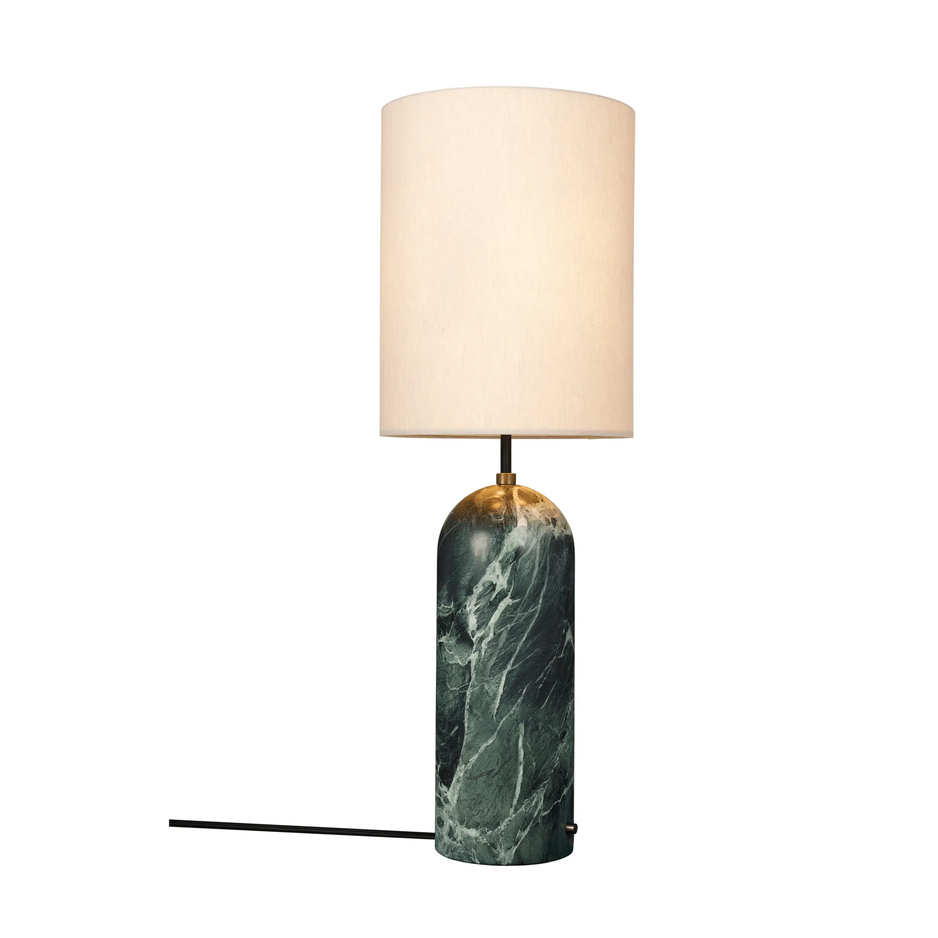 Gravity XL floor lamp, Emerald marble-canvas GUBI