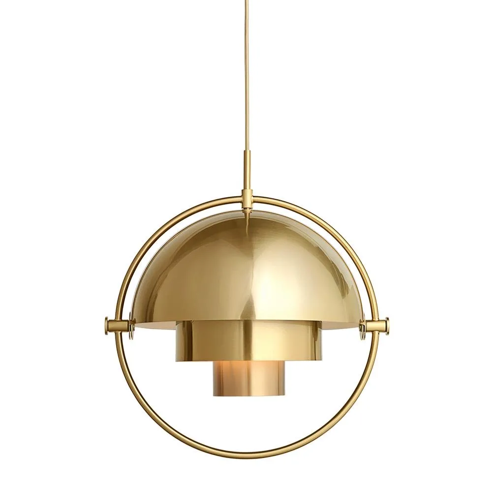 Multi-Lite ceiling lamp, brass GUBI