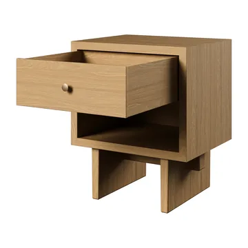 Private side table 40x50 cm - Light stained oak - GUBI