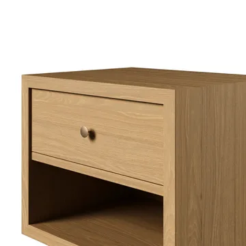 Private side table 40x50 cm - Light stained oak - GUBI