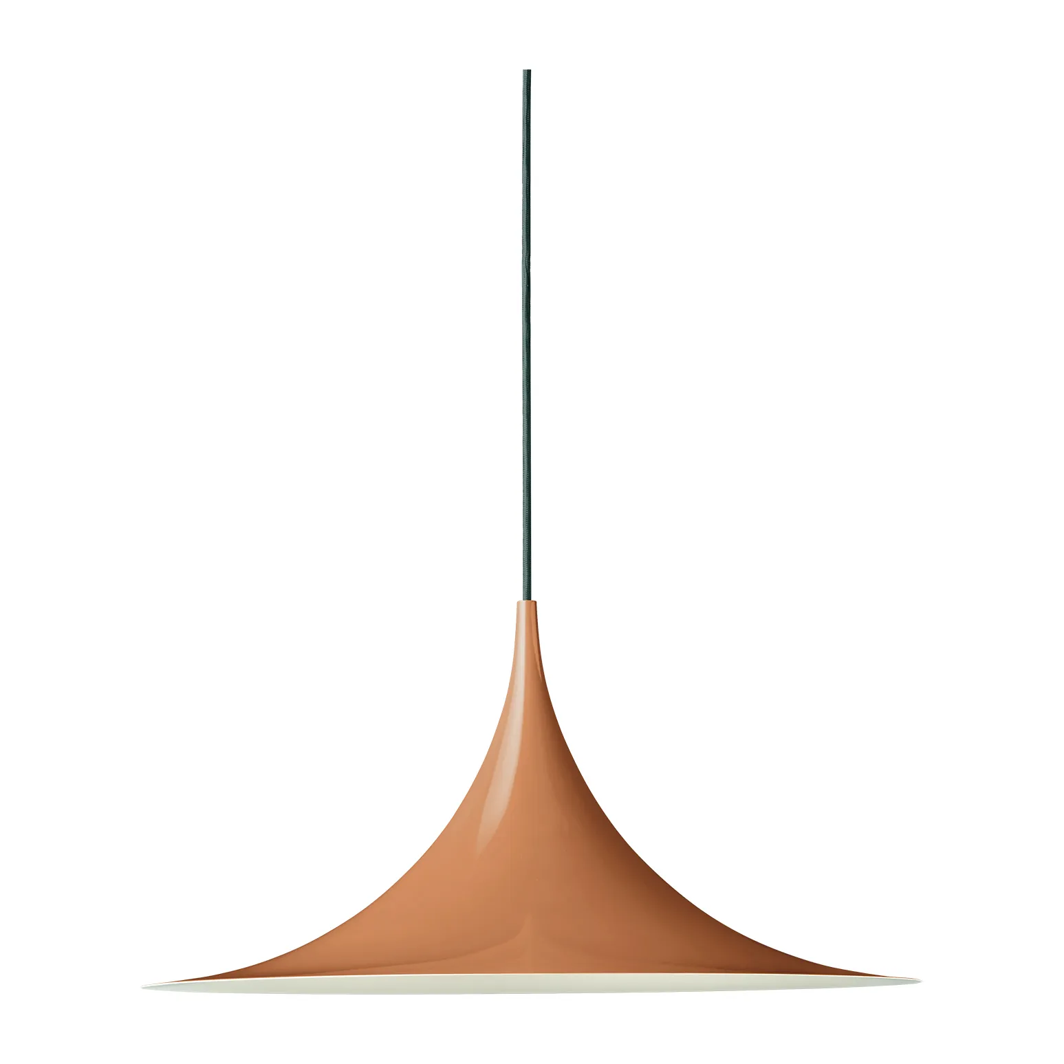 Semi lamp Ø 47 cm, Roasted pumpkin glossy GUBI