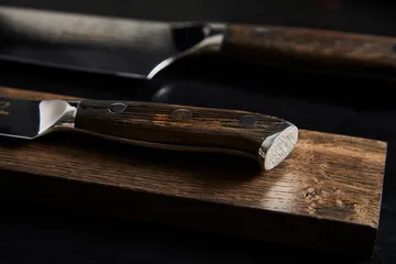 Damascus By Hâws chef's & all-purpose knife set 2 pieces - Wenge - Hâws