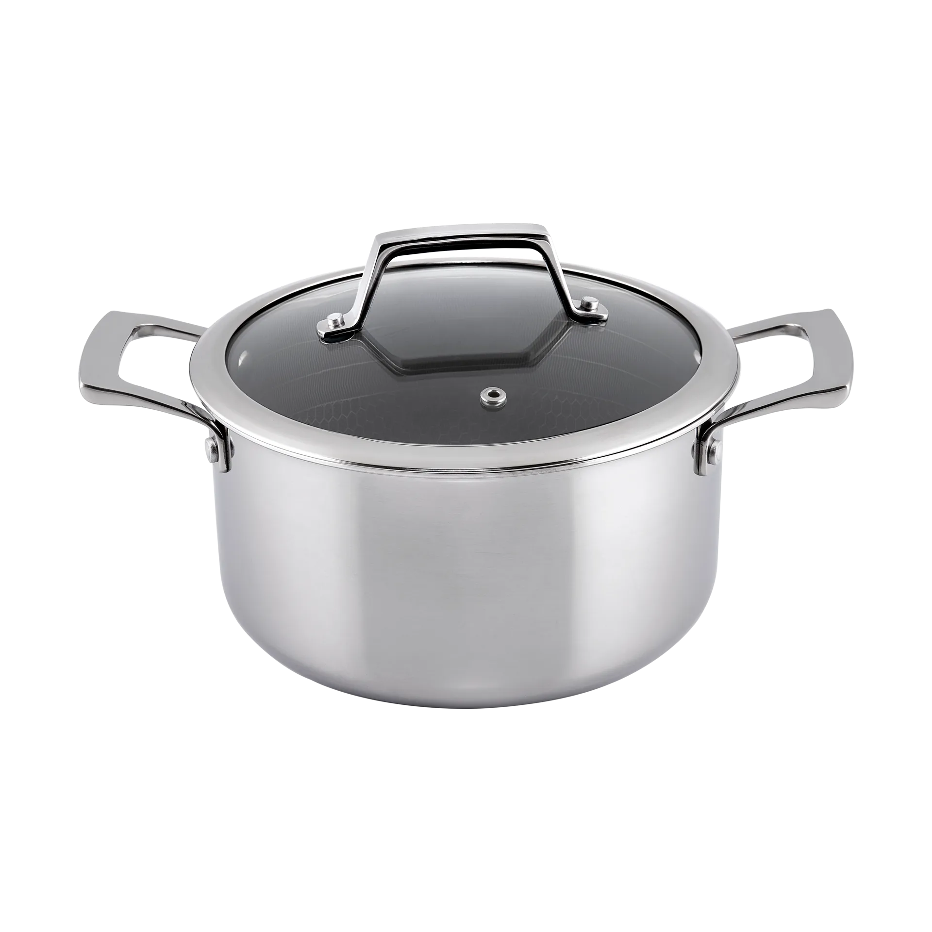 Hâws Santo hybrid coating pot with lid 3.4 L, Stainless steel Hâws