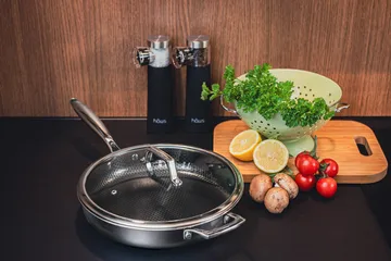Hâws Santo hybrid coating saucepan with lid - Stainless steel - Hâws