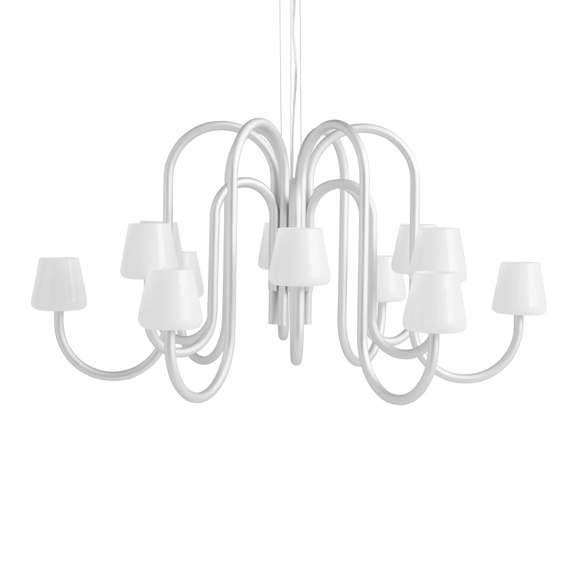 Apollo 1065 ceiling crown, White opal HAY