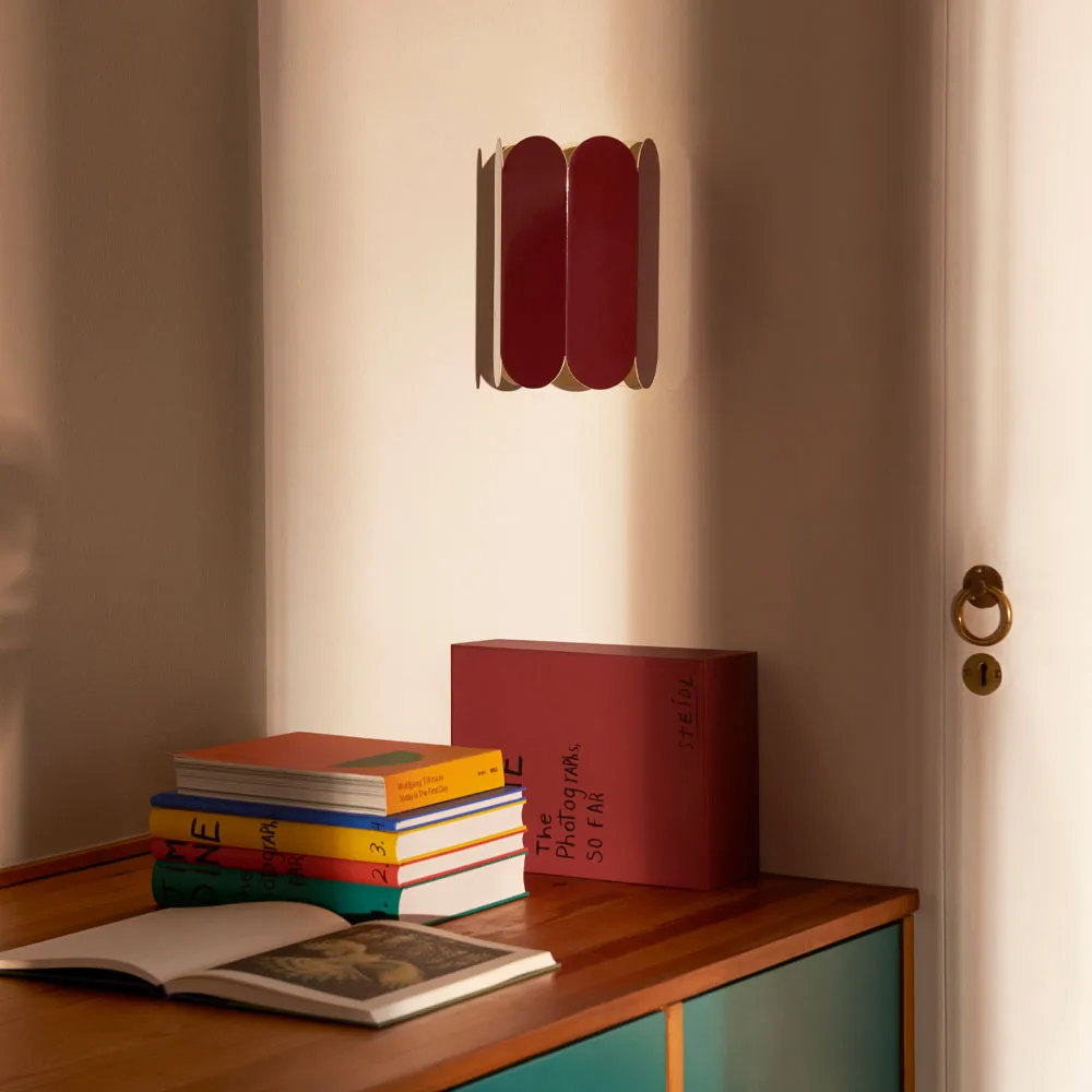 Arcs Sconce wall lamp, Cobalt blue HAY