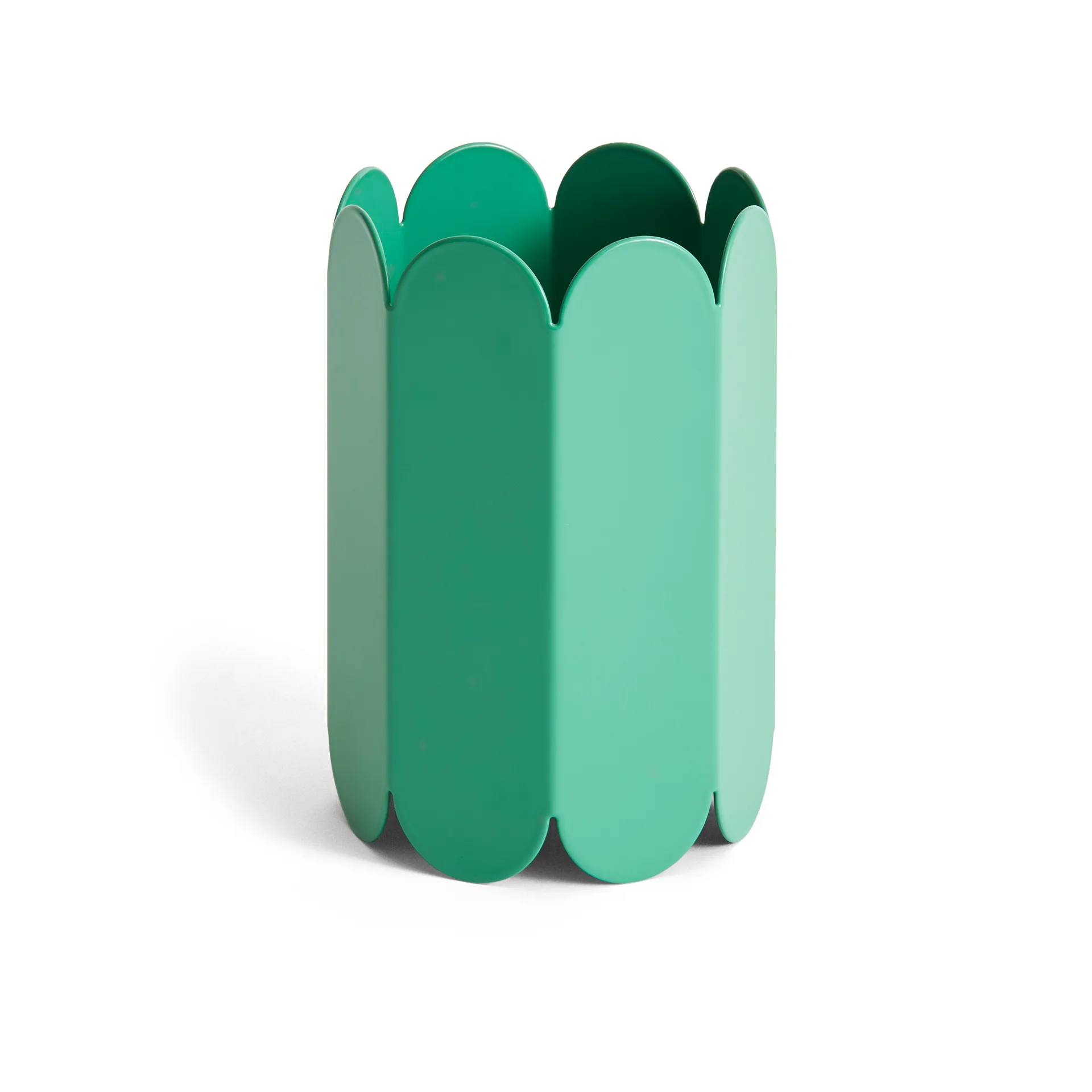 Arcs vase small 18 cm, Green HAY