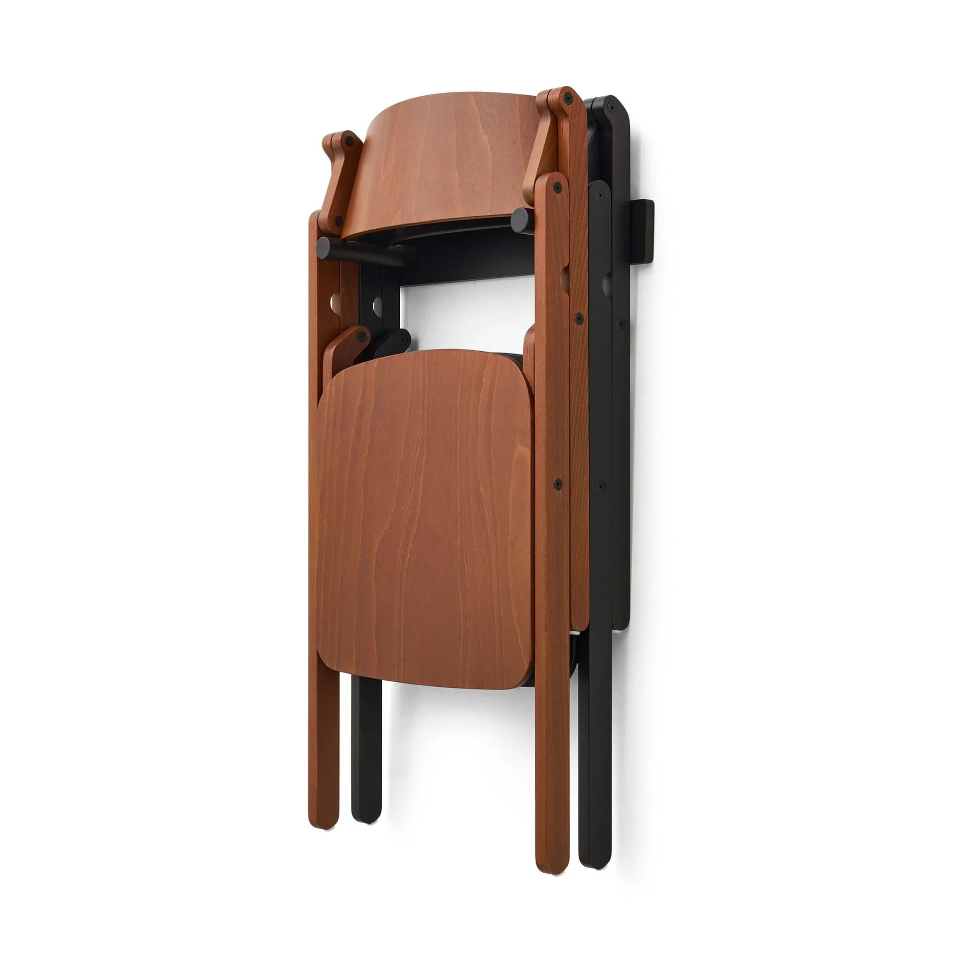 Backflip Chair wall mount for chair, Anthracite lacquered beech HAY