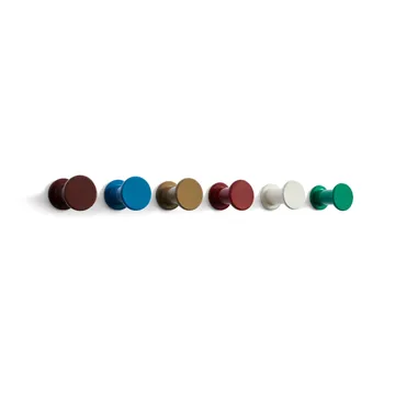 Bolt hook 2-pack Ø2.8 cm - Green - HAY