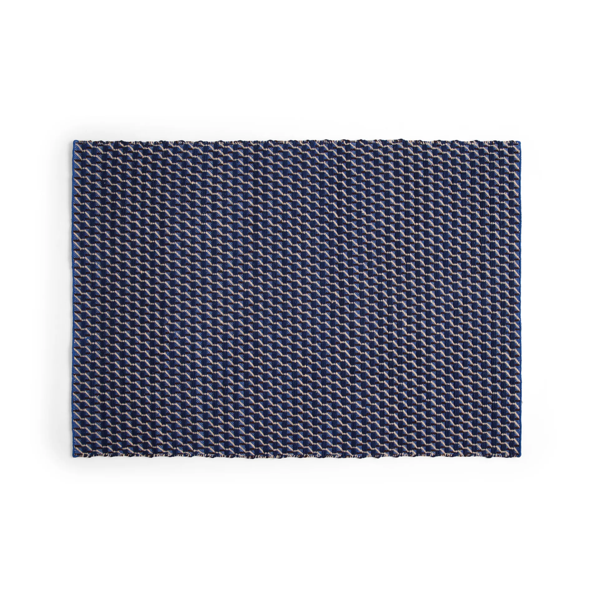 Channel rug, Blue-white 170x240 cm HAY