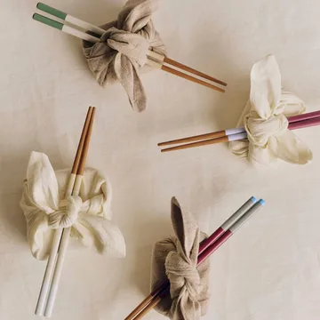 Colour chopsticks 4-pack - Subtle - HAY