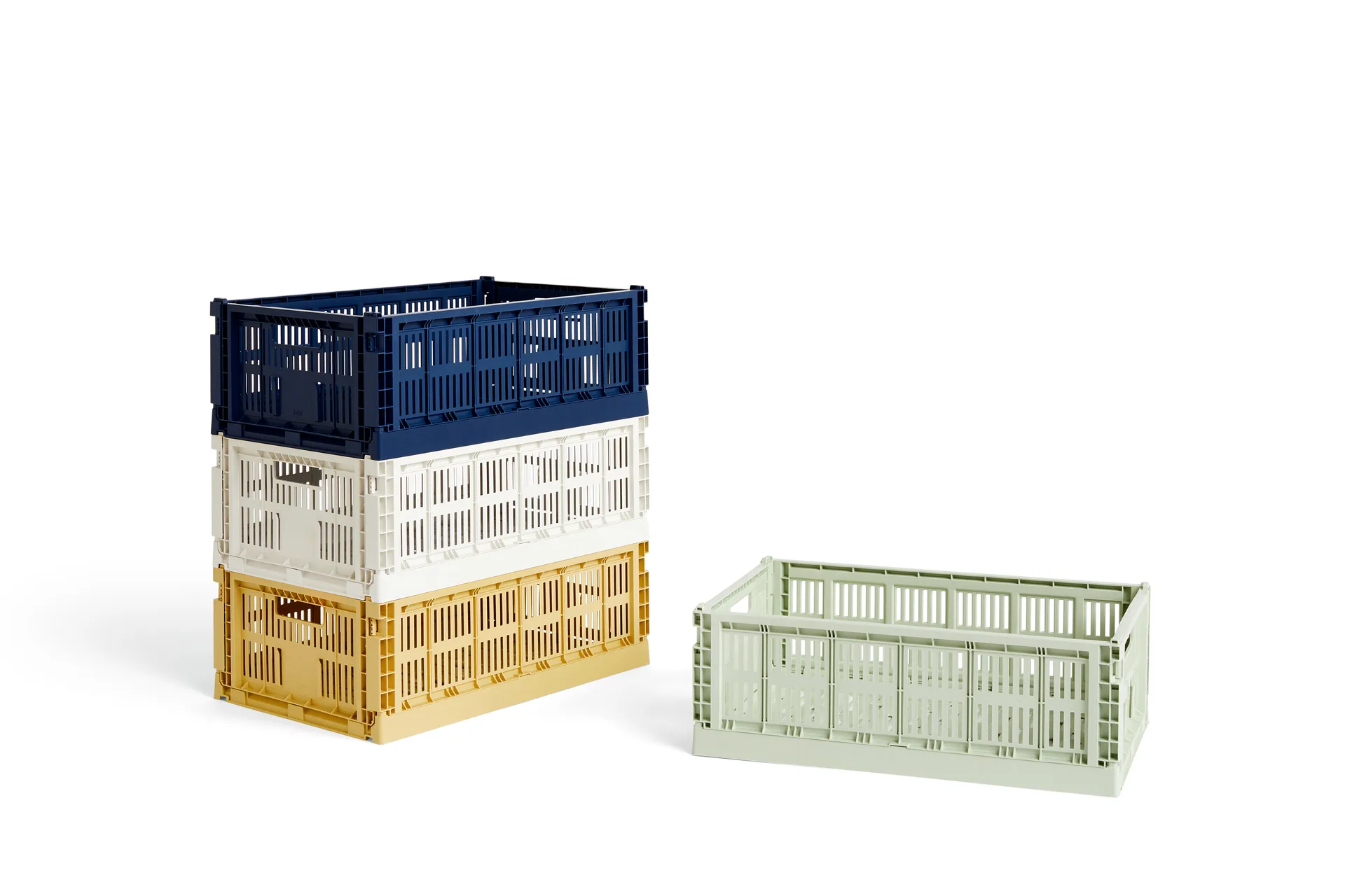Colour Crate L 34.5x53 cm, Dark blue HAY