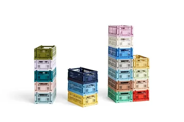 Colour Crate S 17x26.5 cm - Dark mint - HAY