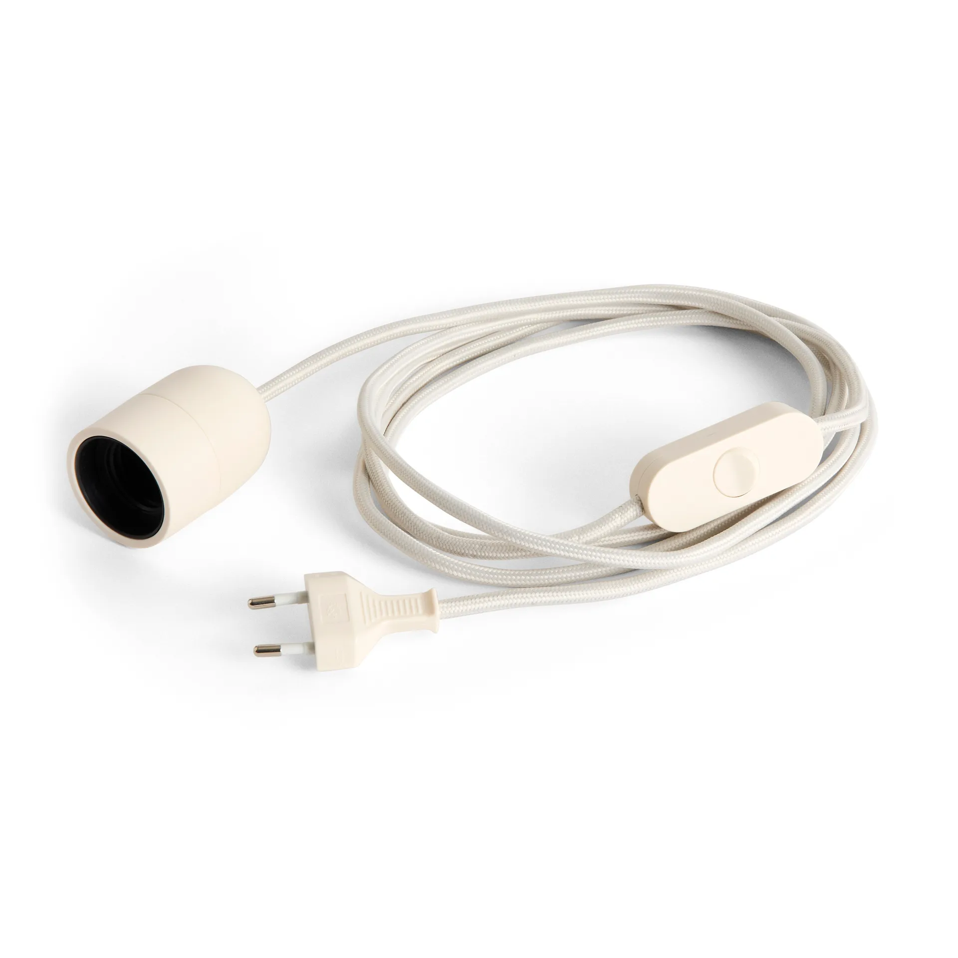 Common Table lamp cord 2,4 m, Clay white HAY