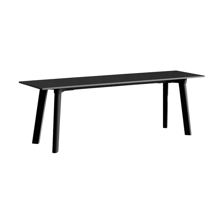 CPH215 Deux 2.0 bench 140 cm - Black laminate-lacquered beech - HAY