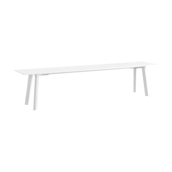 CPH215 Deux 2.0 bench 200 cm - Pearl white-lacquered beech - HAY