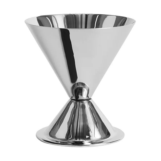 Essential Steel glass bowl - Stainless steel, 10.5xØ10 cm - HAY