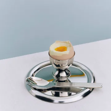 Essential Steel serving platter - Stainless-steel round small - HAY
