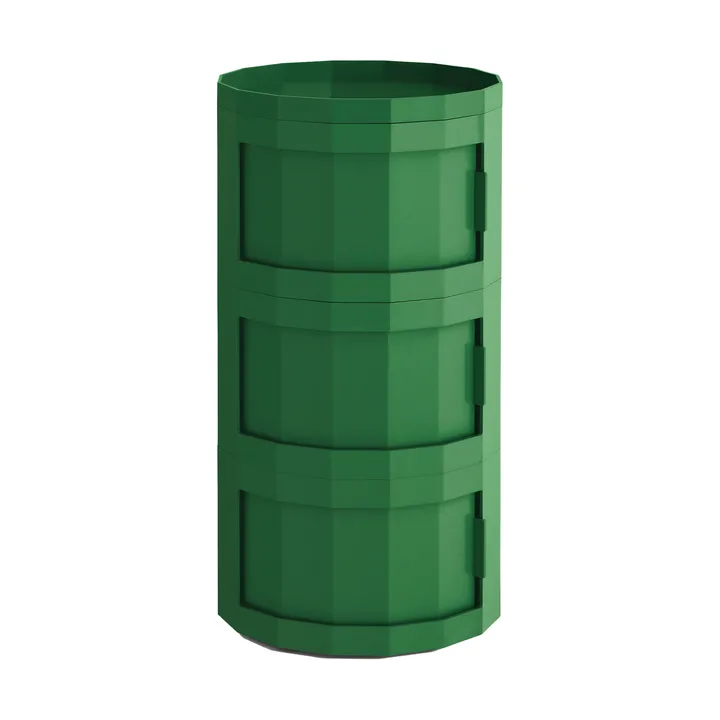 Facet Cabinet 30 side table - Spinach green - HAY