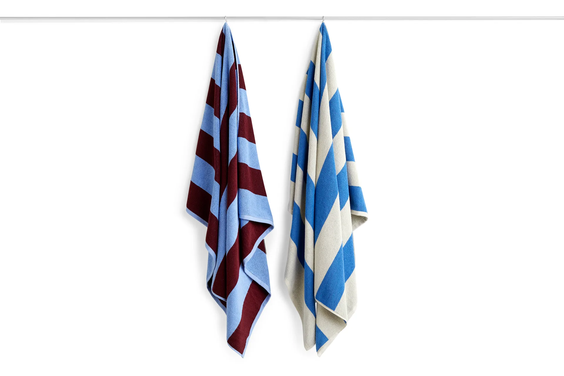 Frotté Stripe towel 50x100 cm, Blue HAY