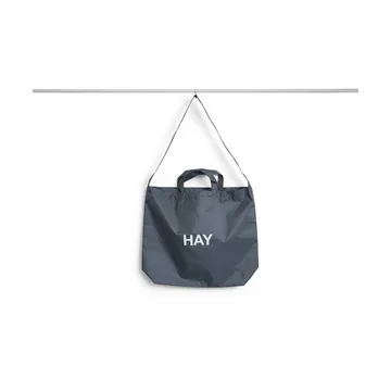 Grid Crossover Bag medium - Dark blue, medium - HAY