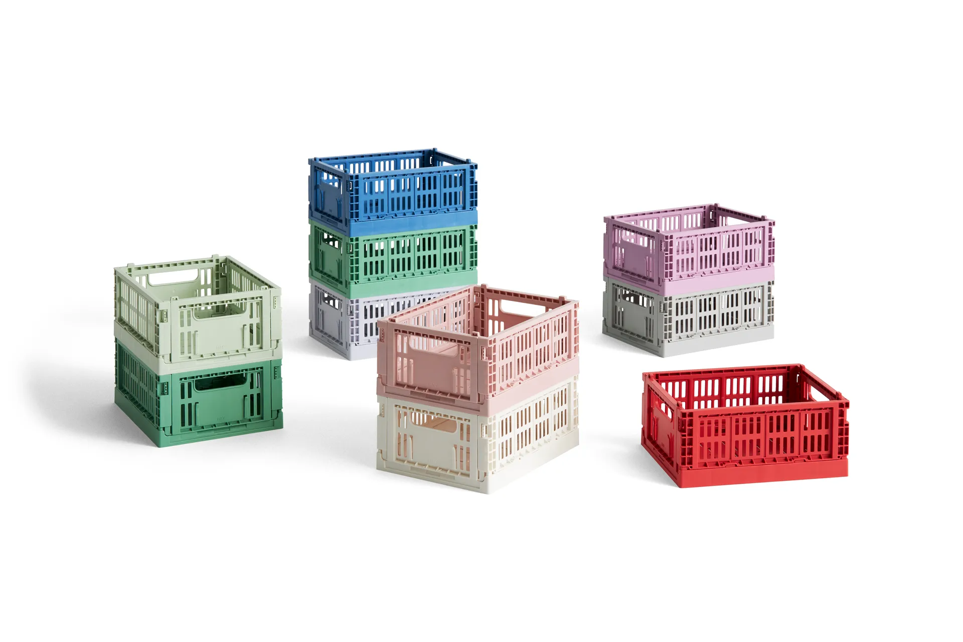 HAY Colour Crate Mini 2-pack 13x17 cm, Red HAY