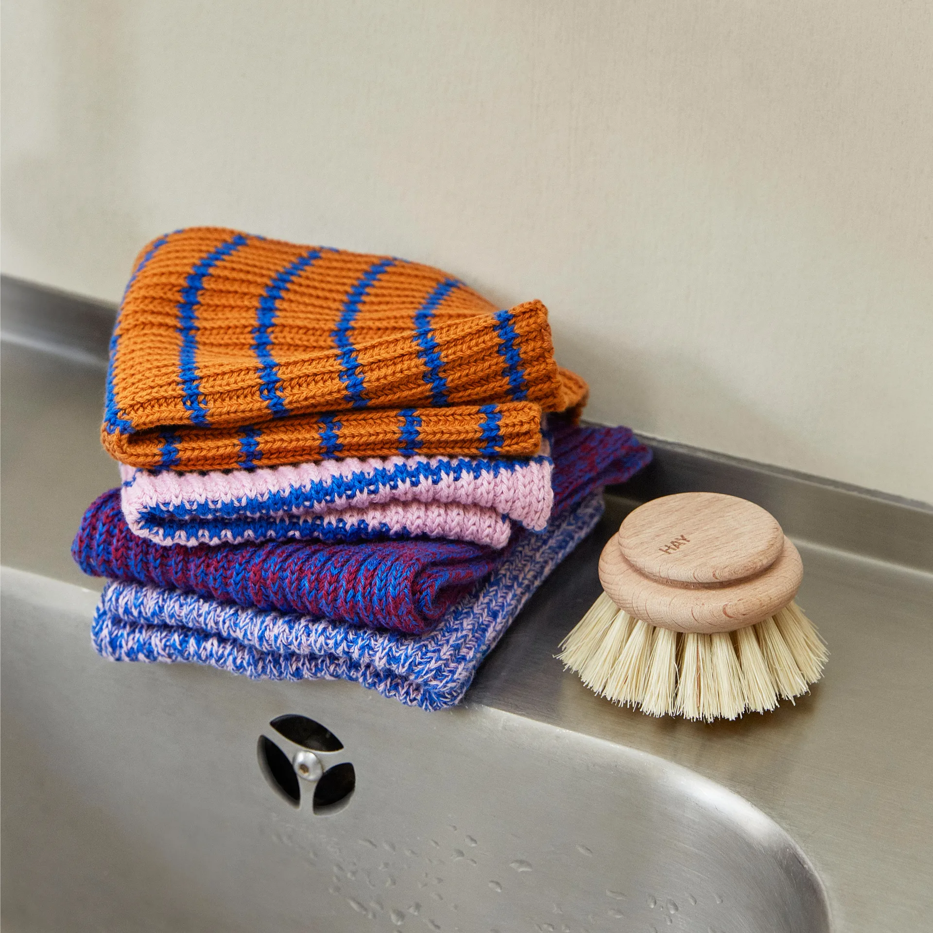 HAY Kitchen Cloth dishcloth 2-pack, melange HAY