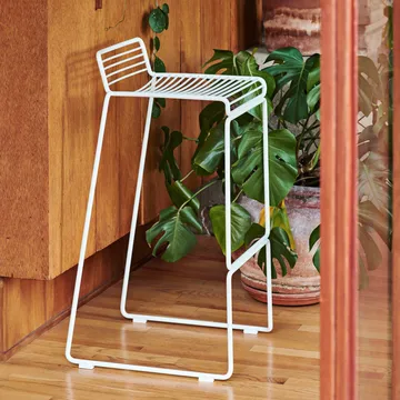 Hee High barstool 75 cm - Fall green - HAY