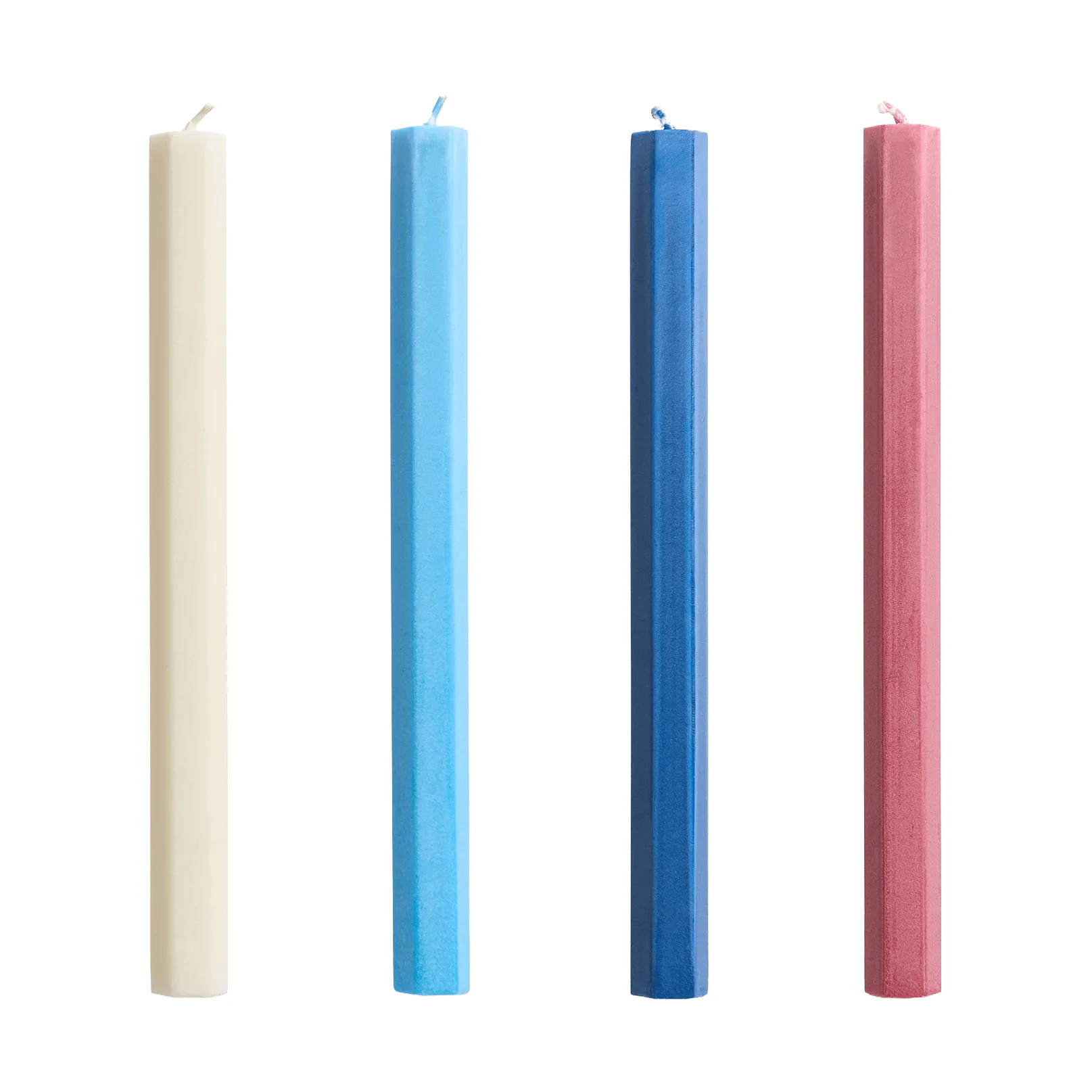 Hexagon Candle light mix 4-pack, Marine HAY