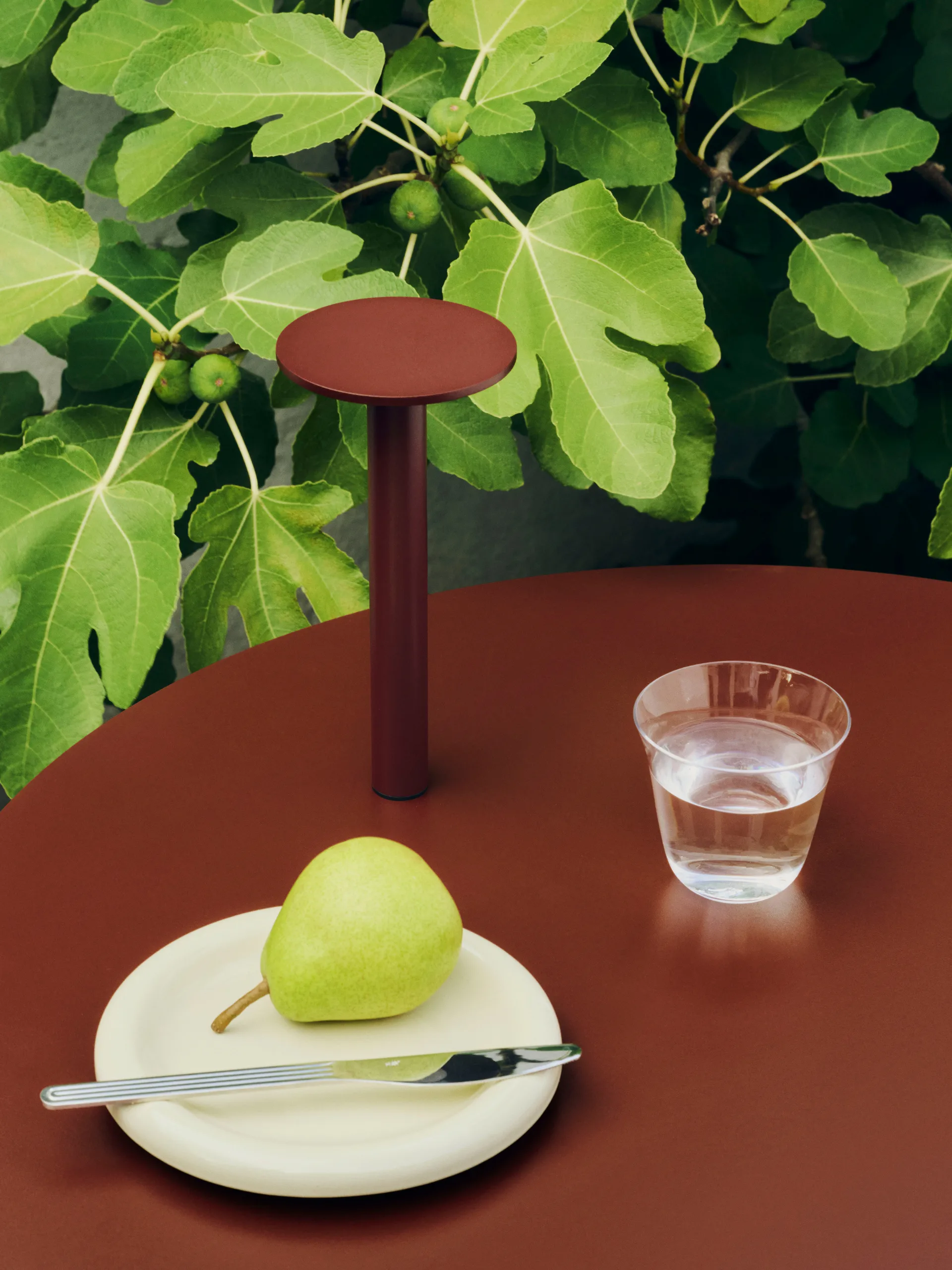 Host portable lamp, Iron red, 22 cm HAY