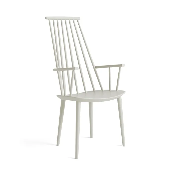 J110 armchair - Warm grey lacquered beech - HAY