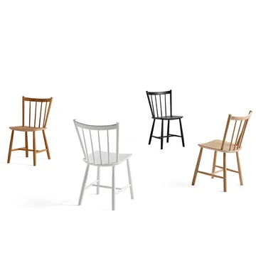 J41 chair - Water-based lacquered oak - HAY