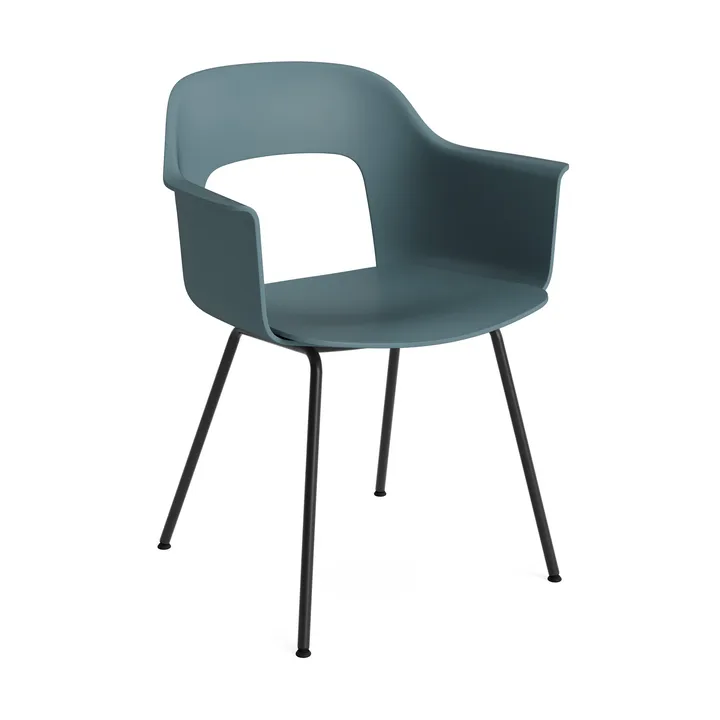 Layout Armchair 211 armchair - Ocean-black lacquered steel - HAY