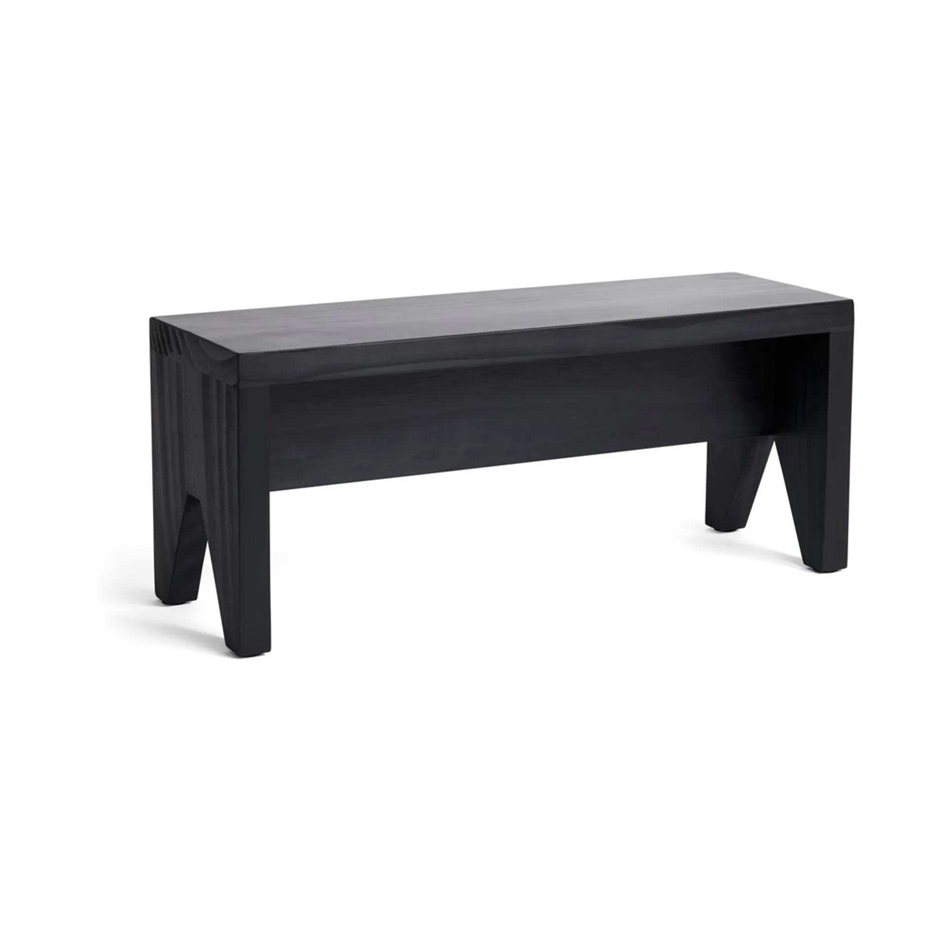 Manolito Long stool, Black, 60 cm HAY