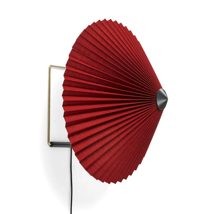Matin wall lamp Ø38 cm - Oxide red shade - HAY