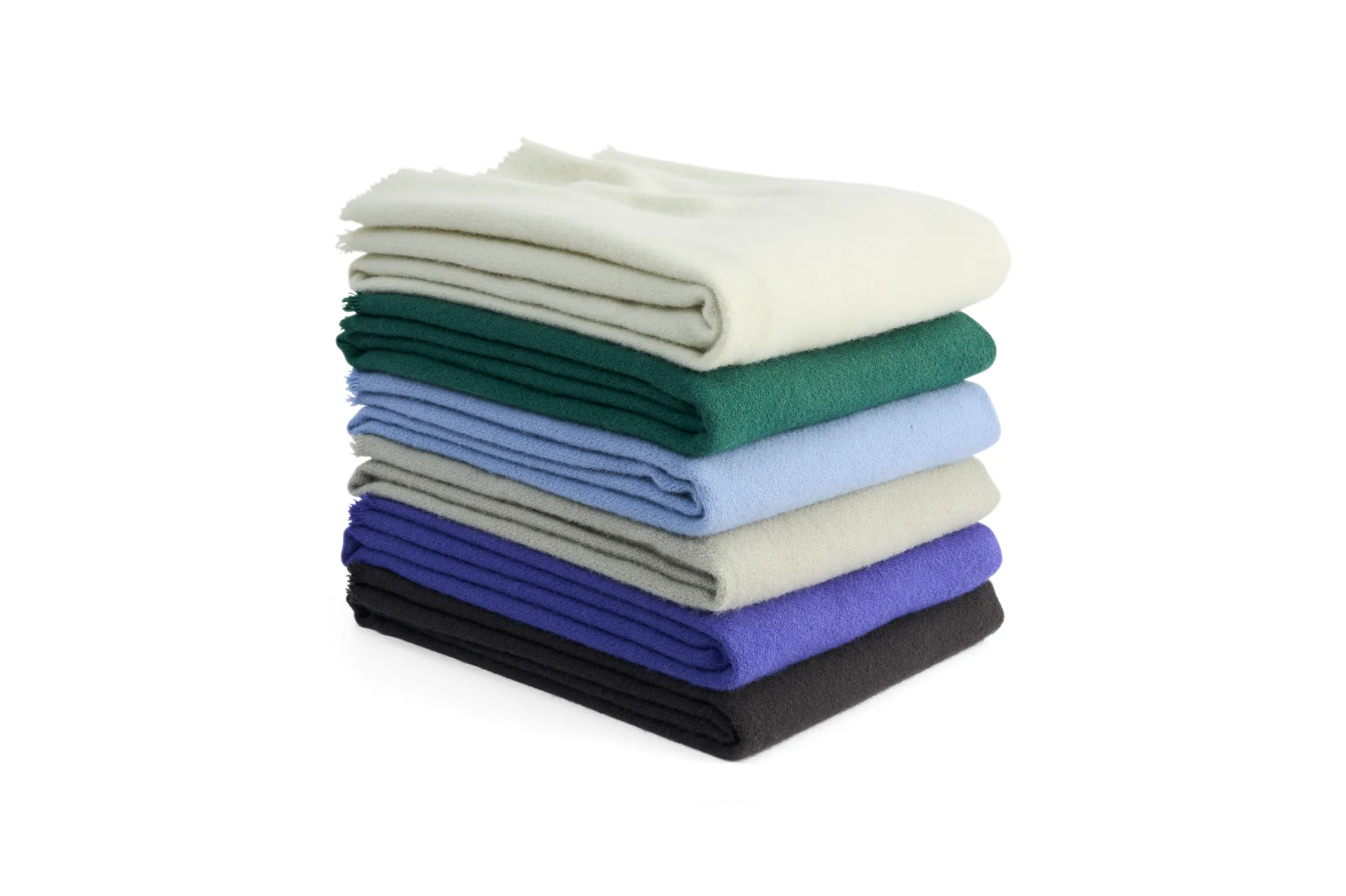 Mono wool throw 130x180 cm, Green HAY