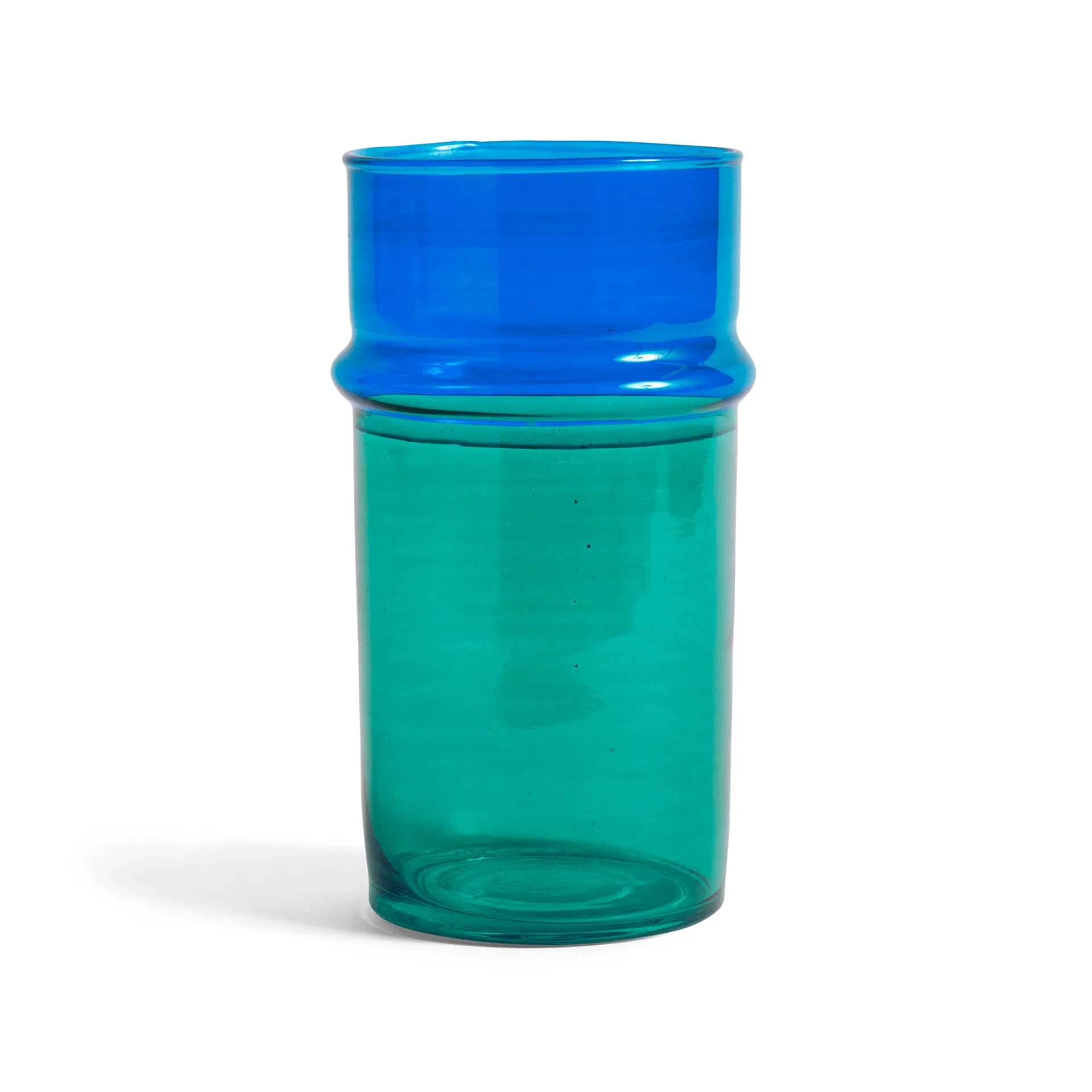 Moroccan vase L, Blue-green HAY