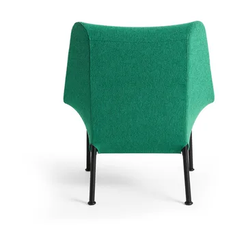 O2 Lounge Chair armchair - Soft green-black lacquered steel - HAY