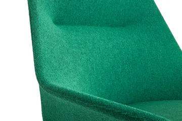 O2 Lounge Chair armchair - Soft green-black lacquered steel - HAY