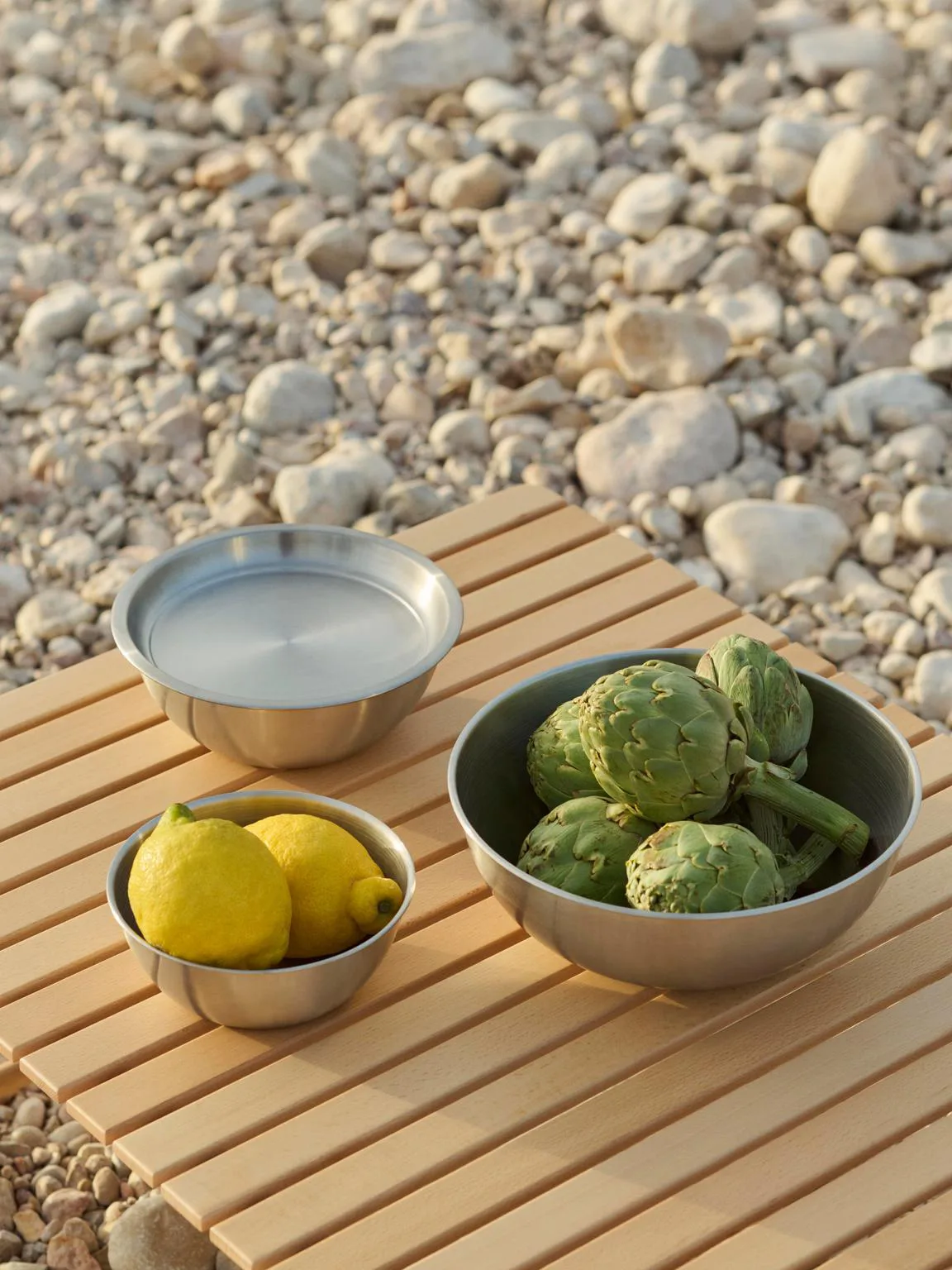 Outdoor Market serving bowl, Stainless steel, 700 ml, 2-pack HAY