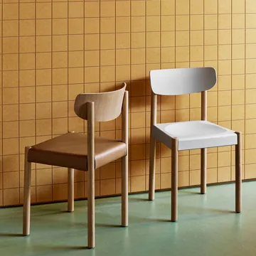 Pack Chair 11 chair - Oiled oak-palm green-Remix 973 - HAY