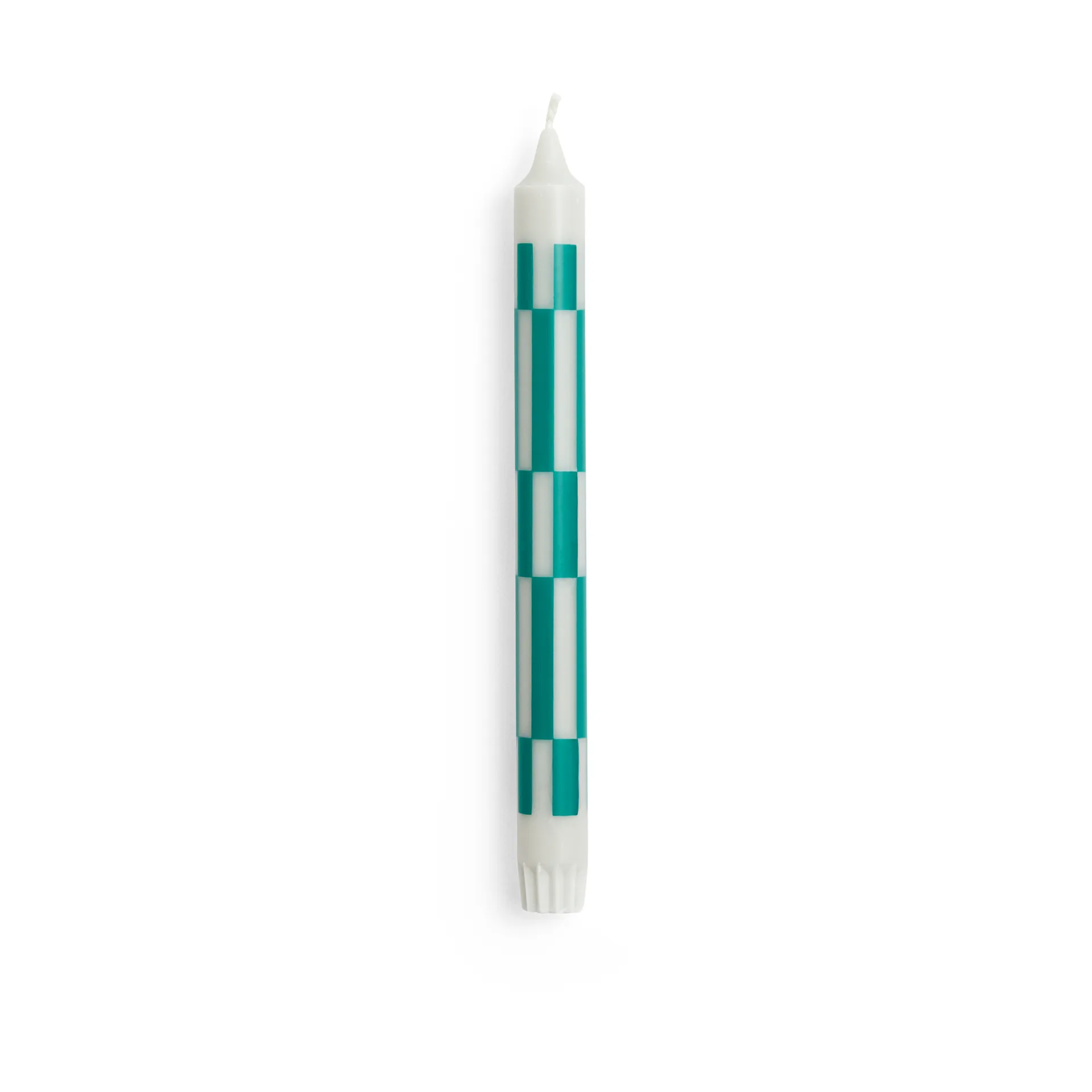 Pattern candle check, Light grey-green HAY