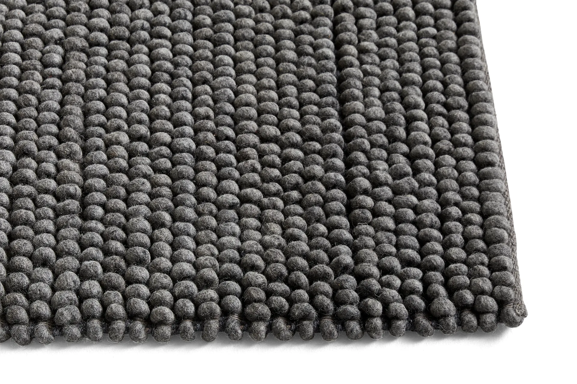 Peas wool rug 200x300 cm, Dark grey HAY