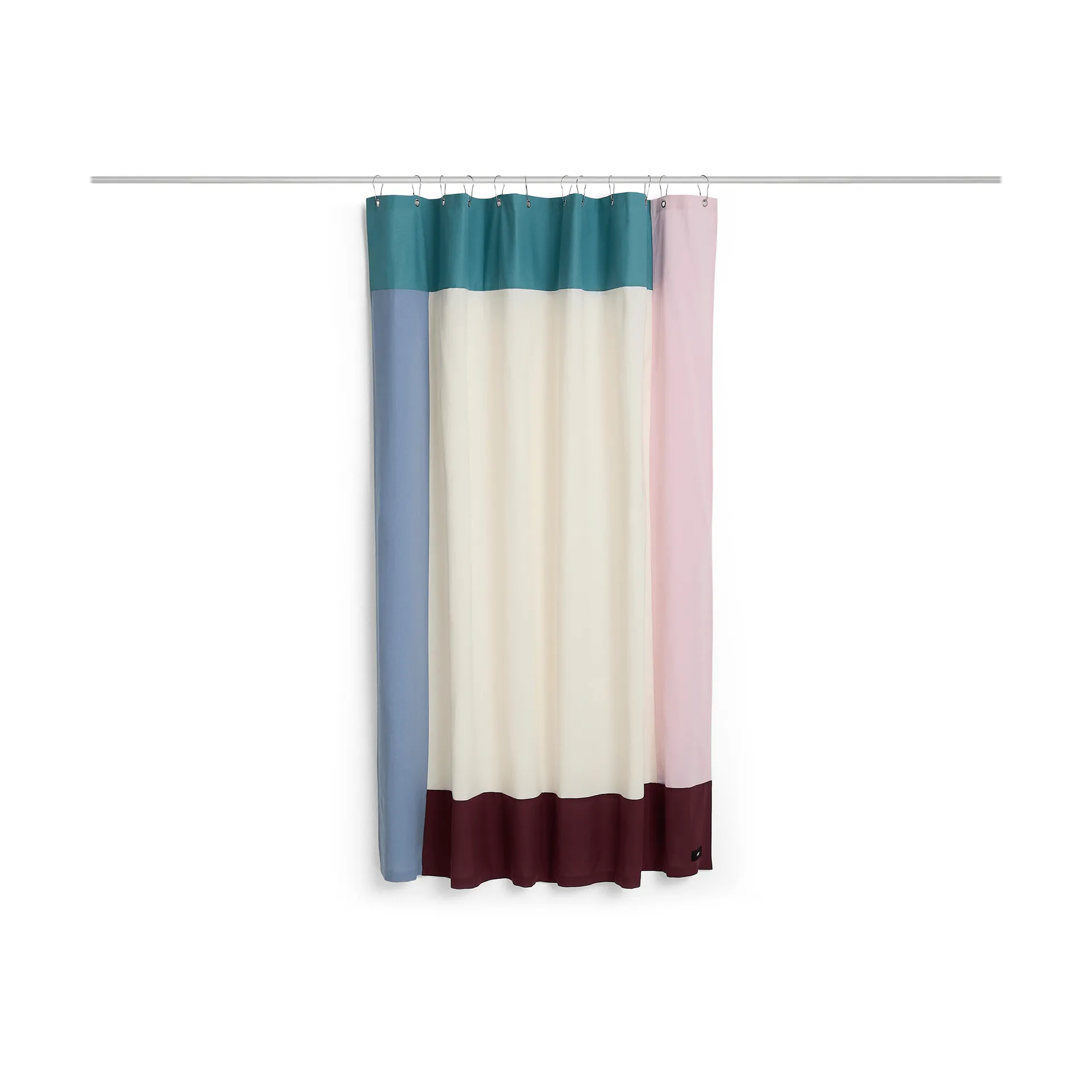 Pivot shower curtain 180x200 cm, Multi pink HAY