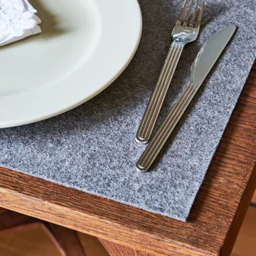 Placemat placemat - Dark grey - HAY
