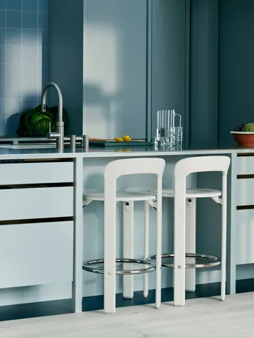 Rey bar stool 75 cm - Cream white - HAY