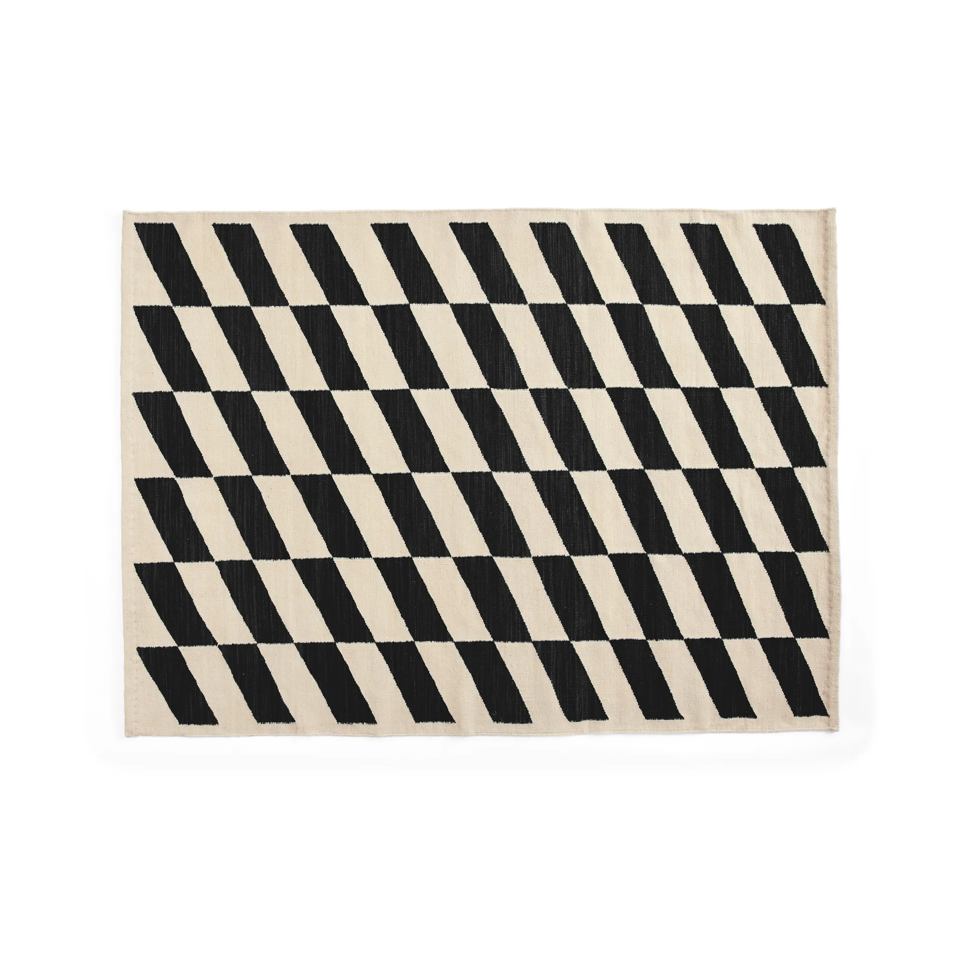 Shift Kelim rug 140x200 cm, Black HAY
