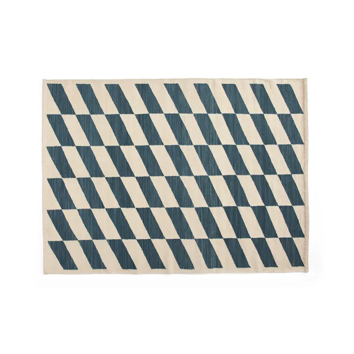 Shift Kelim rug 140x200 cm - Blue - HAY