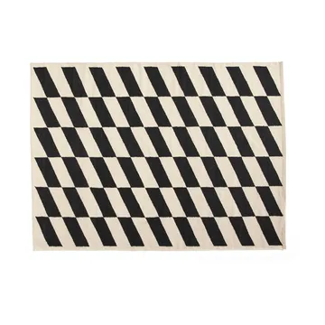 Shift Kelim rug 170x240 cm - Black - HAY
