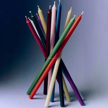 Slim candles 12-pack - Multi - HAY